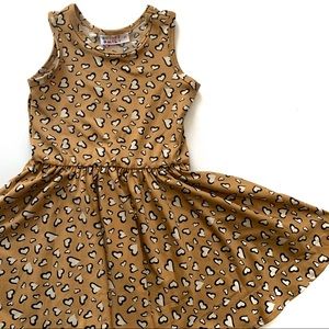 Dot Dot Smile Tank Heart Leopard Twirly Dress